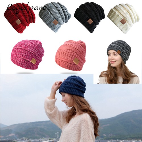 Knit baggy beanie - baggy,